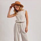 Sandy Cove Sleeveless Jumpsuit