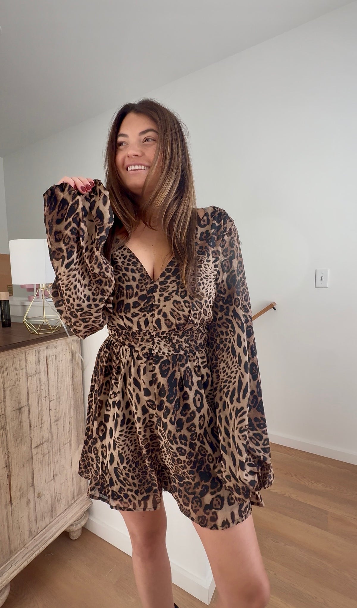 Wild Thing Leopard Romper