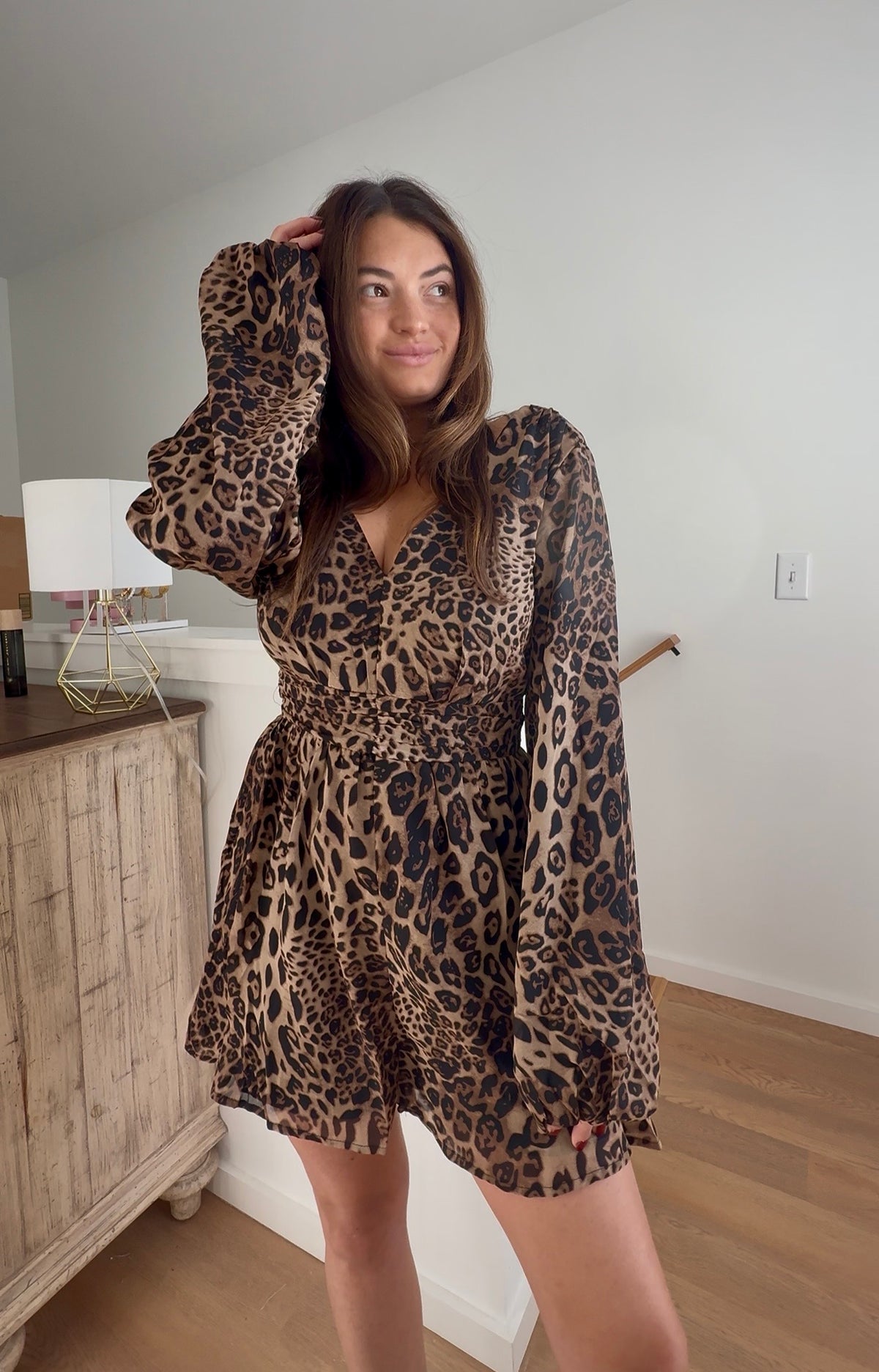 Wild Thing Leopard Romper
