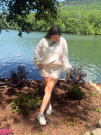 Cozy Gingham Knit Lounge Set