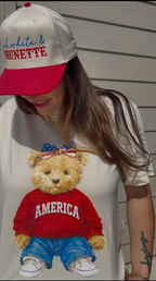 USA Teddy Bear Tee