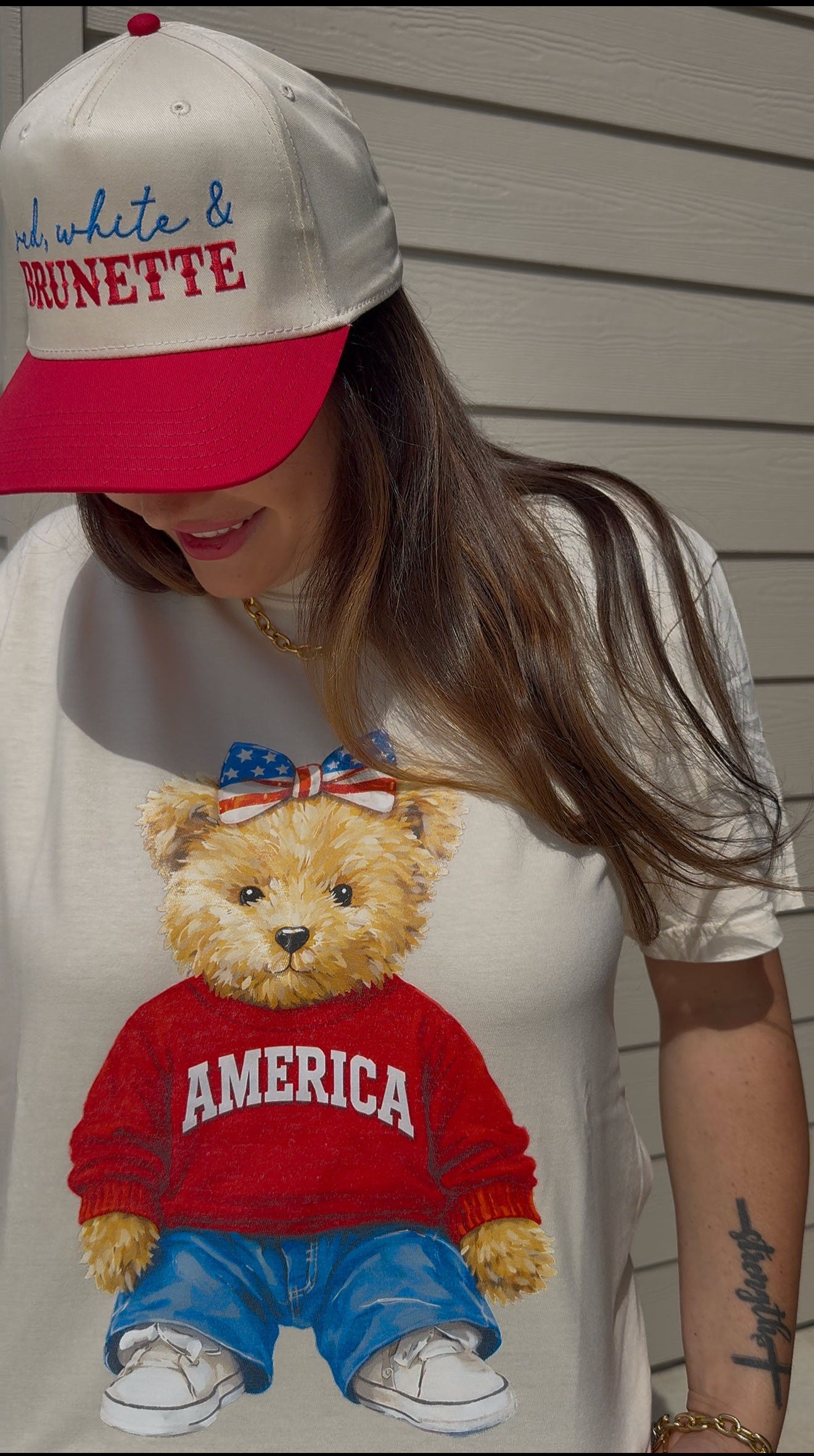 USA Teddy Bear Tee