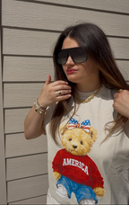USA Teddy Bear Tee