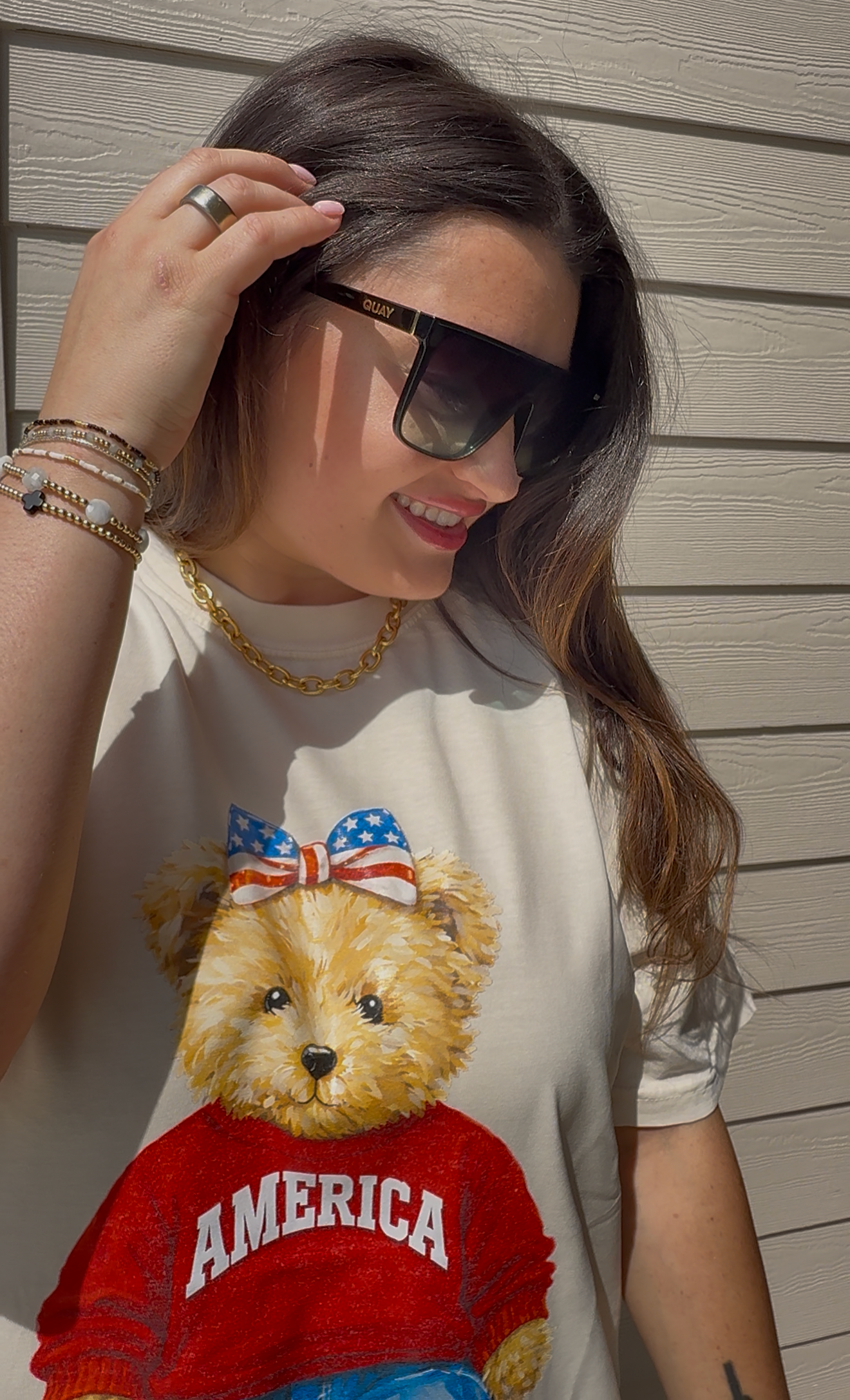 USA Teddy Bear Tee