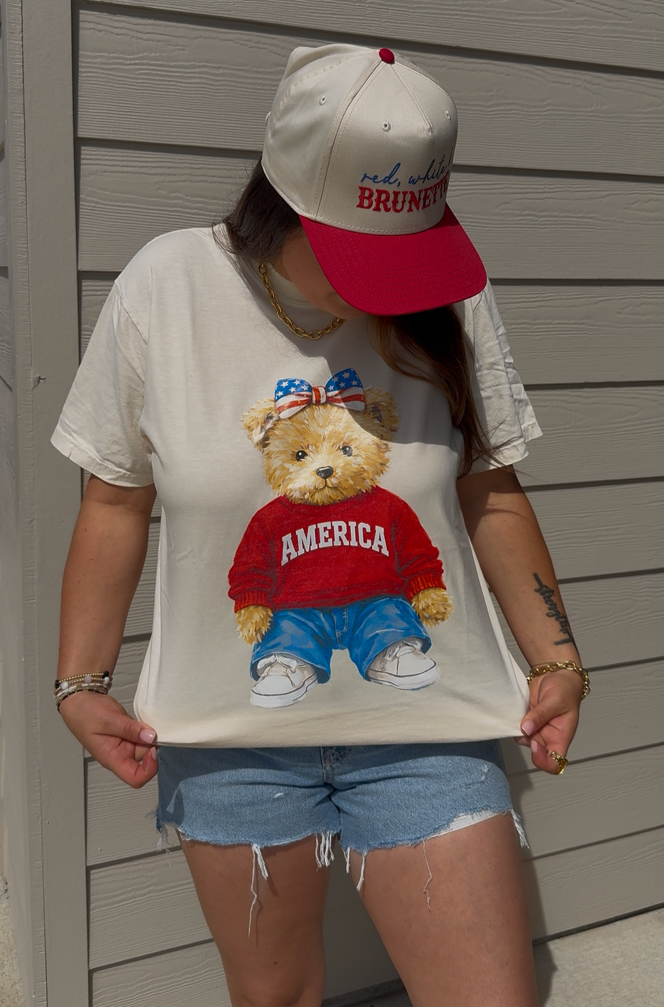 USA Teddy Bear Tee