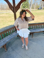 Soft Button Knit Top