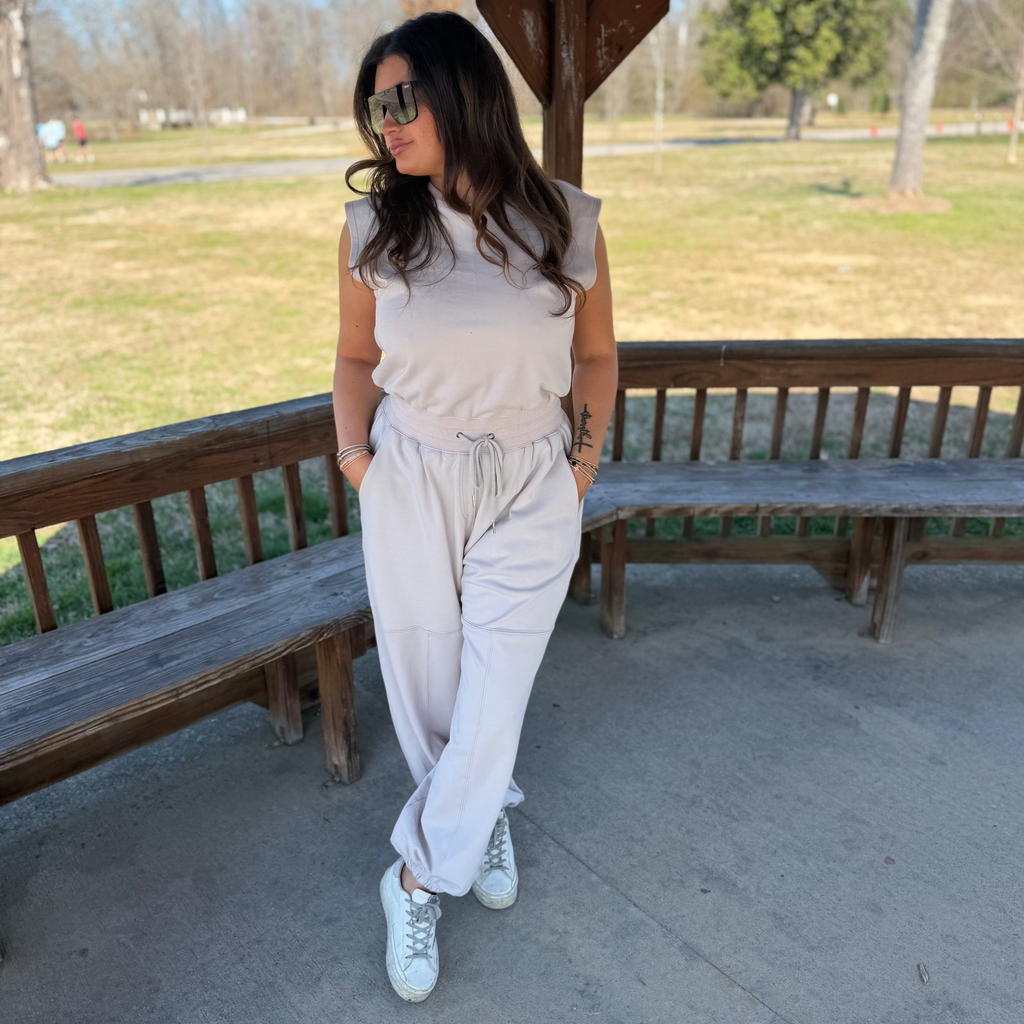Sandy Cove Sleeveless Jumpsuit
