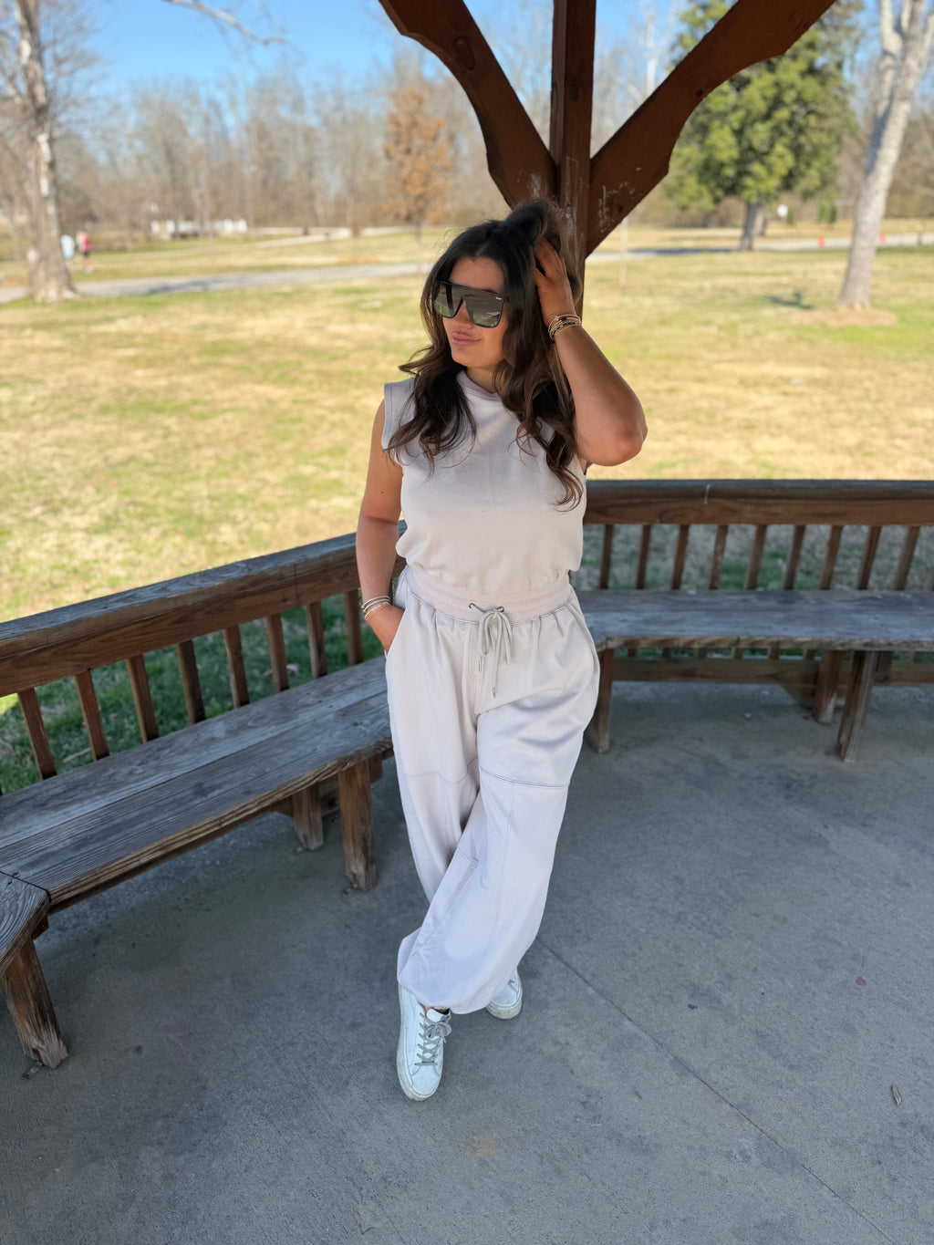 Sandy Cove Sleeveless Jumpsuit